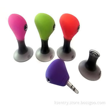 3.5mm Music/Audio Earphones Splitter for iPhone, iPad, Samsung, Nokia and HTC, Mobile Phone Stand